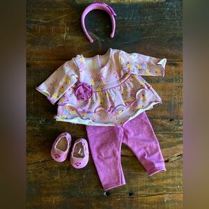 Bitty Baby lavender play outfit set